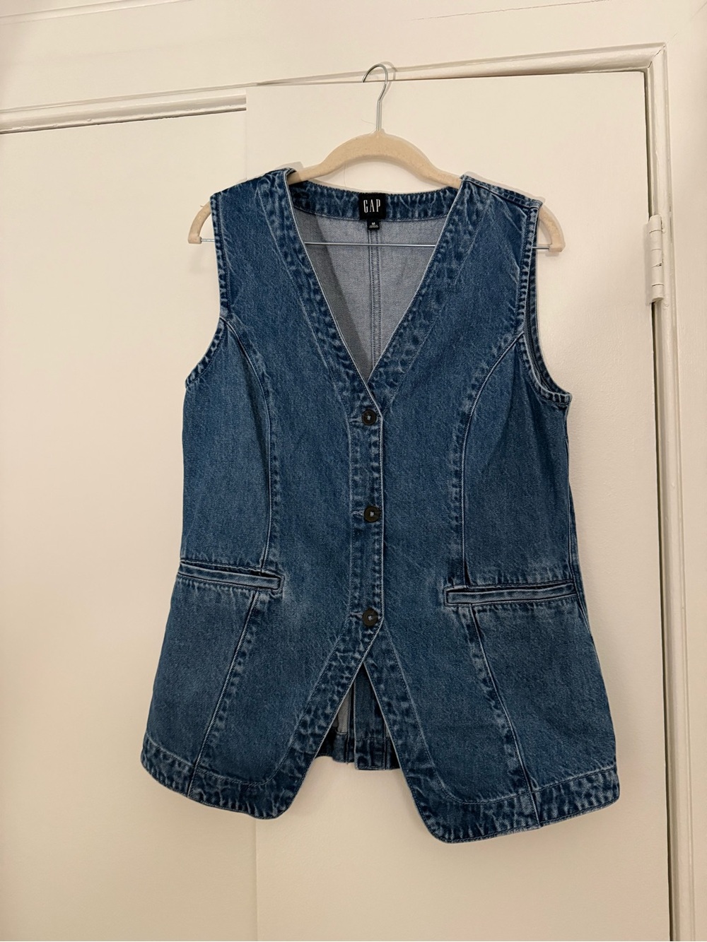 GAP Light Blue Denim Vest